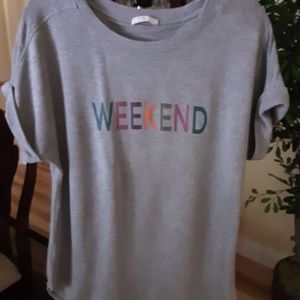 2 for $20. MUST HAVE like new high quality WEEKEND shirt